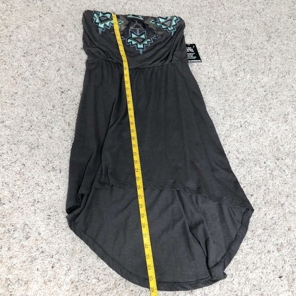 🆕 Express sequin hi low strapless dress - Picture 5 of 12